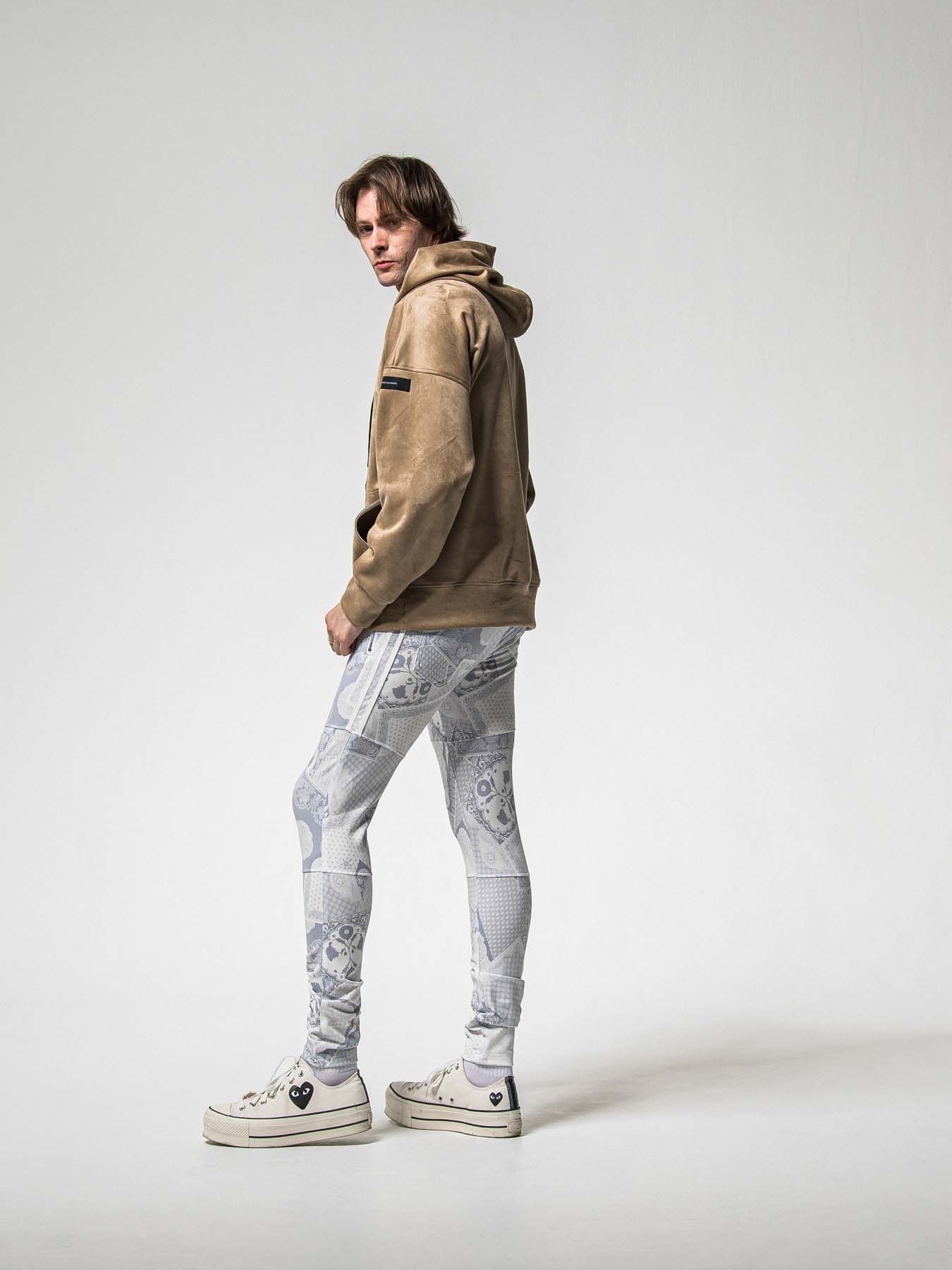 【予約品 8月31日(日) 締切】SUEDE LOOSE HOODIE / スウェード ルーズフーディ / ブラウン
