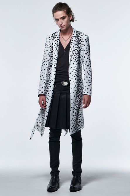 《予約品》 FlareJacket / ホワイトレオパード 【kiryuyrik】 2023年3月以降入荷予定