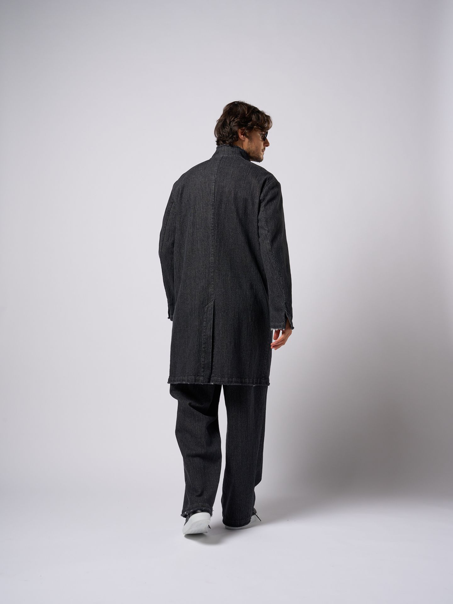 【予約品9月19日 10時締め】 atelier coat / スプリングコート / usedブラック