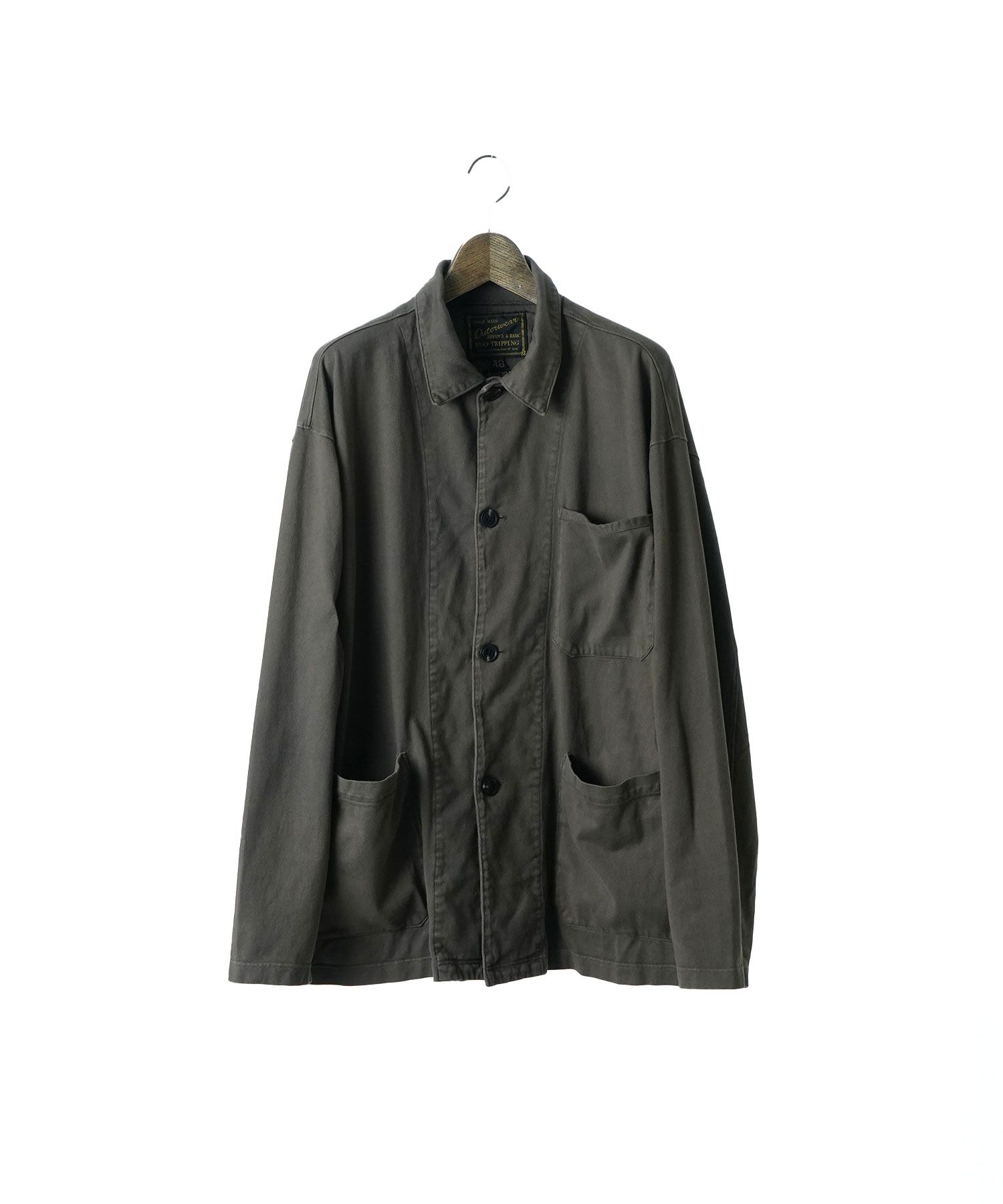 【予約品10月20日(日）締め】 BLUETEE / カバーオール / グレージュ