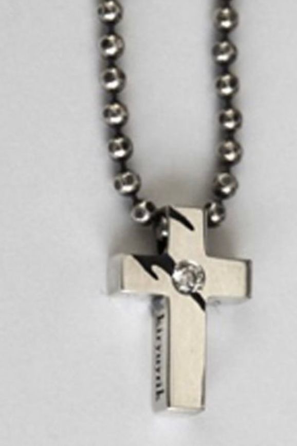 【予約品 7月13日(日) 締切】Cross Choker / クロスネックレス / Silver925 + Diamond