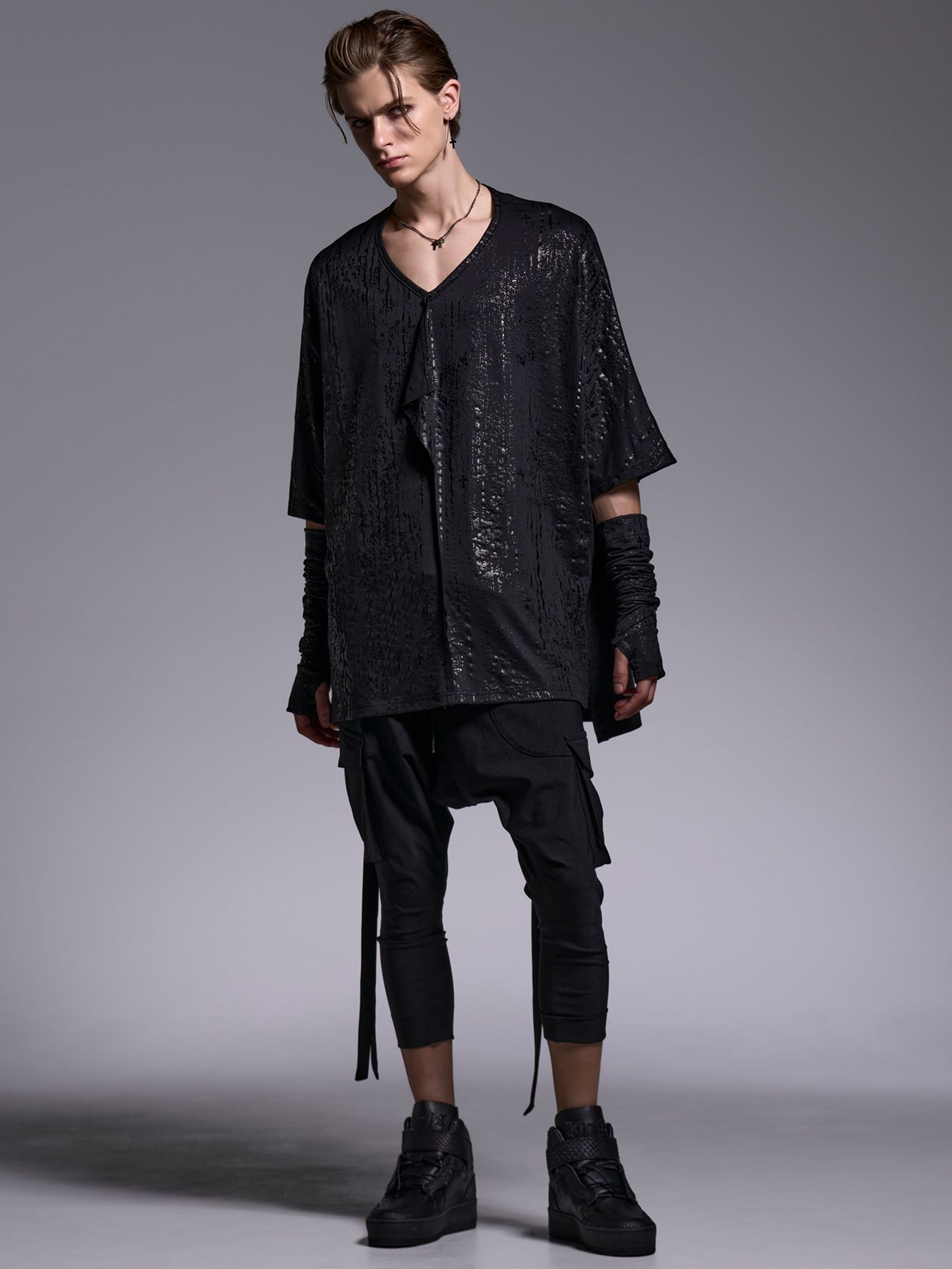 3/4 Sarrouel Pants / 七分丈 サルエルパンツ / ブラック