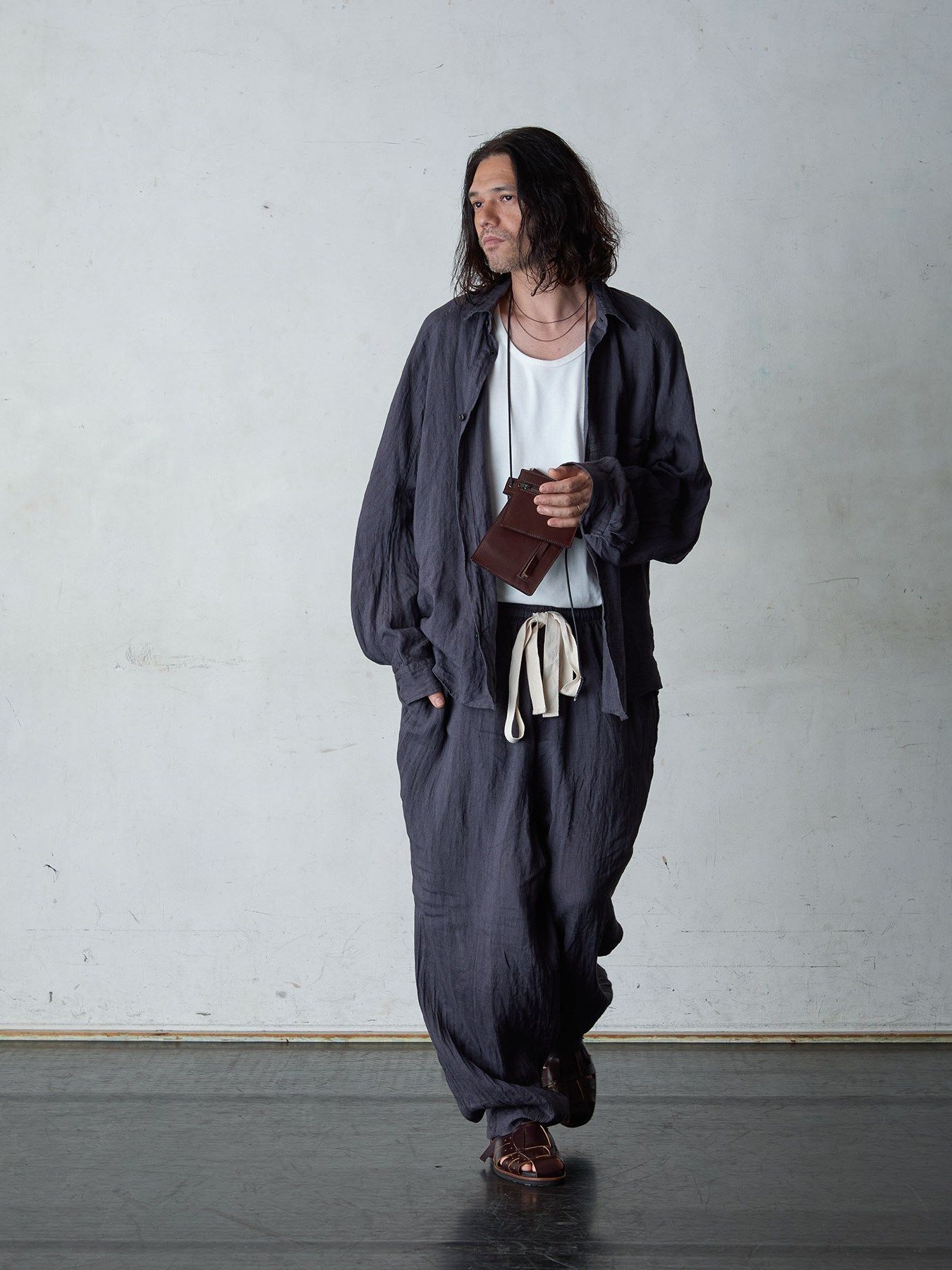 《予約品》 RAGLANEDGE / シャツ / アッシュパープル