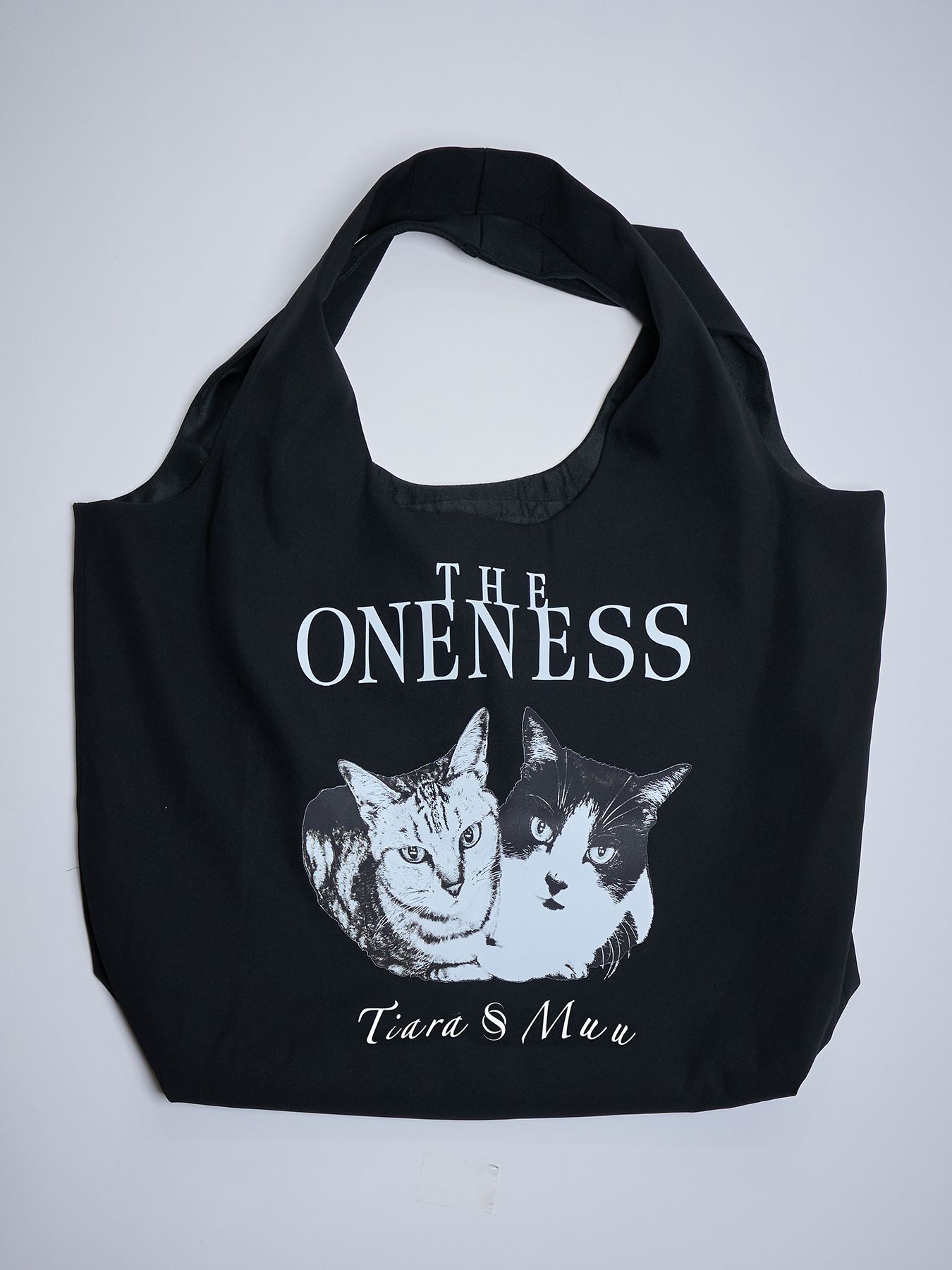 【予約品 4月26日(日) 締切】《犬猫保護活動チャリティー企画》Shoulder Tote Bag / ショルダー トートバッグ / ブラック