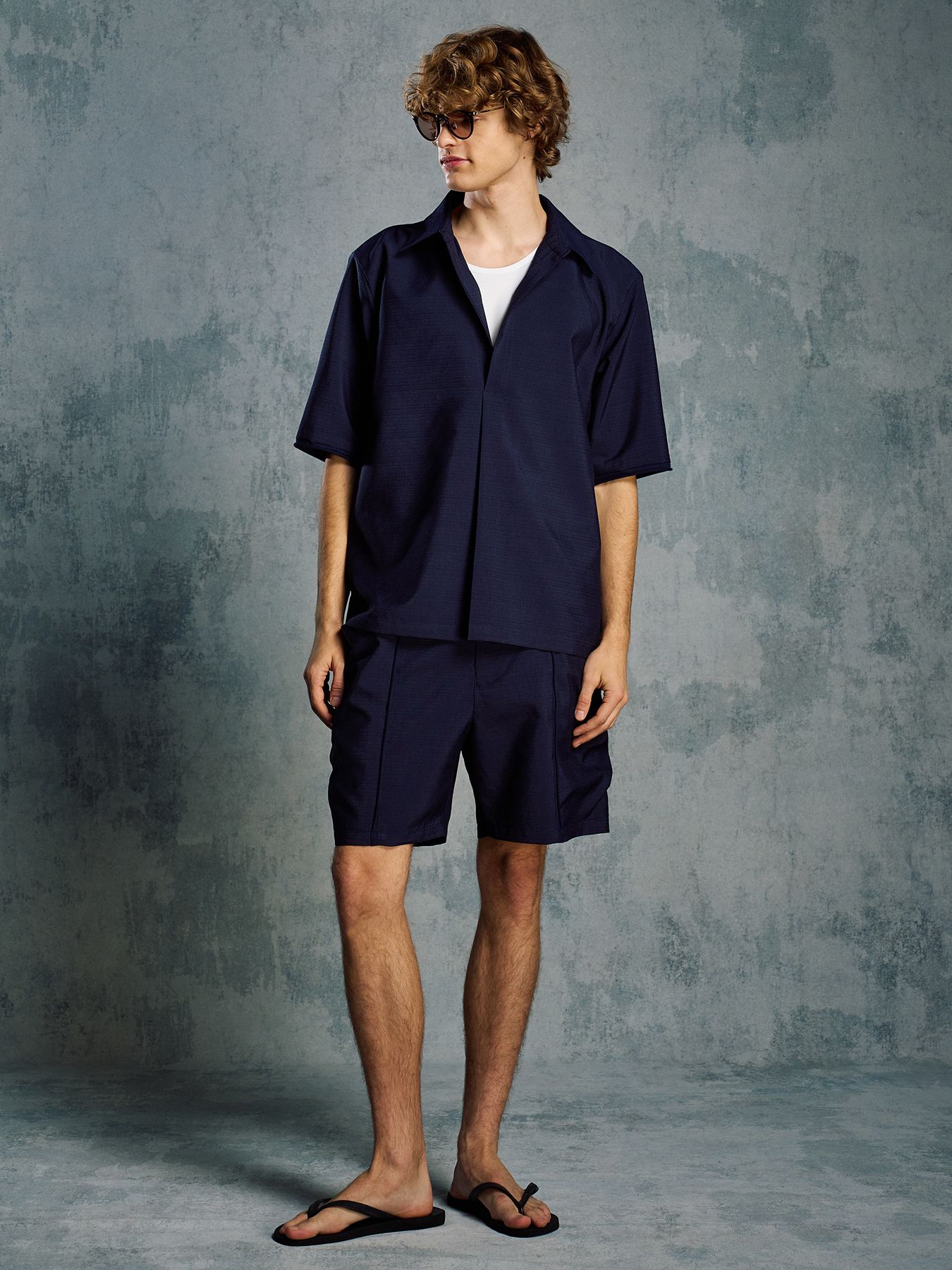 【予約品 1月25日(日) 締切】teck shorts / テックショーツ / ネイビー