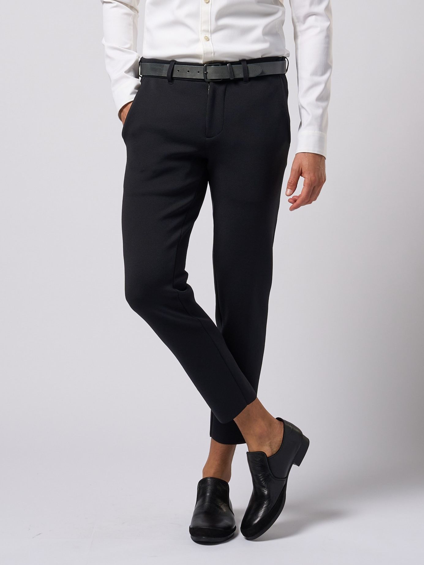 【予約品9月19日 10時締め】 function knit easy slacks  / スラックス / ブラック