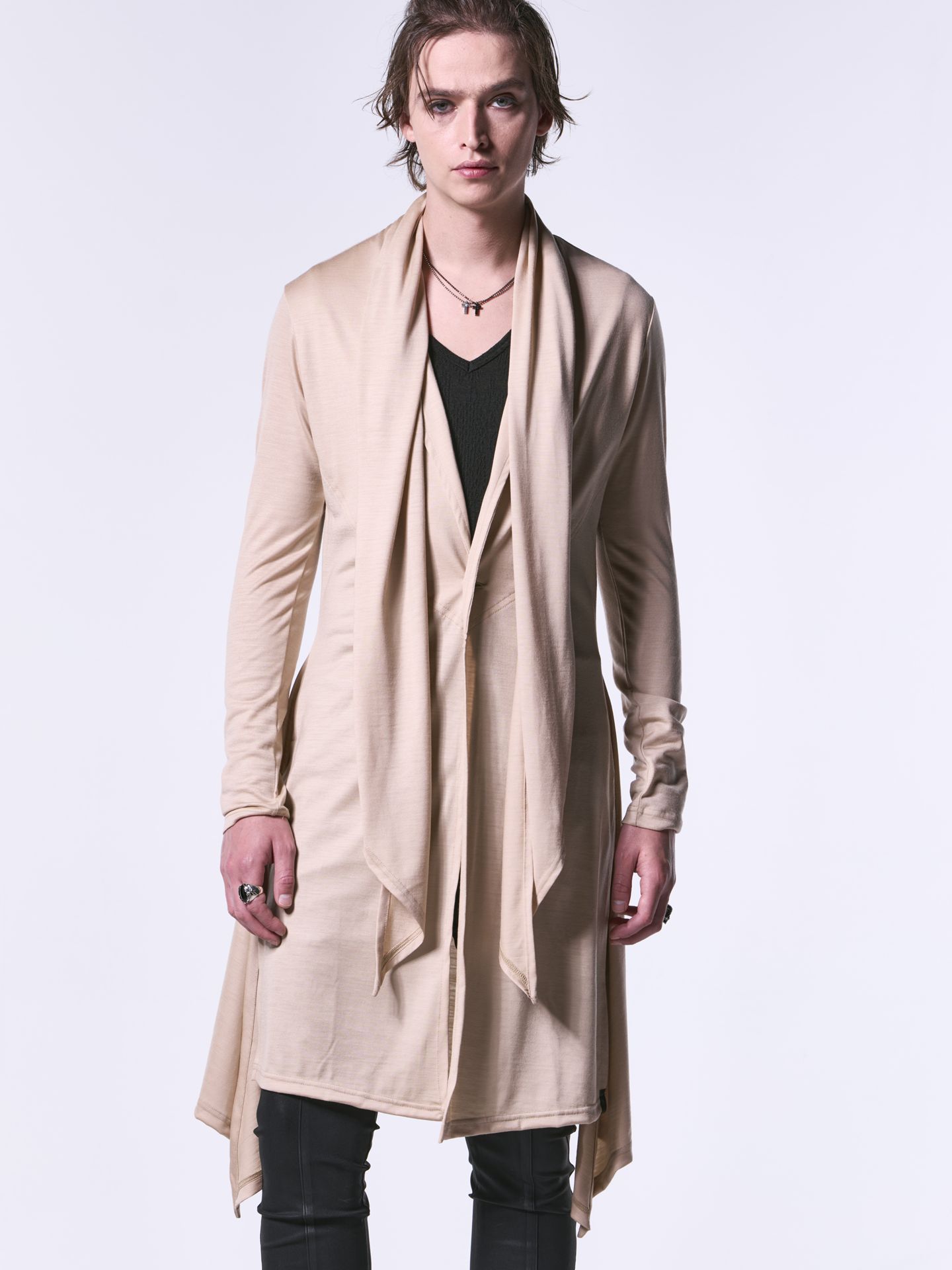 《予約品 》 StoalCardigan / ストールカーディガン / ベージュ