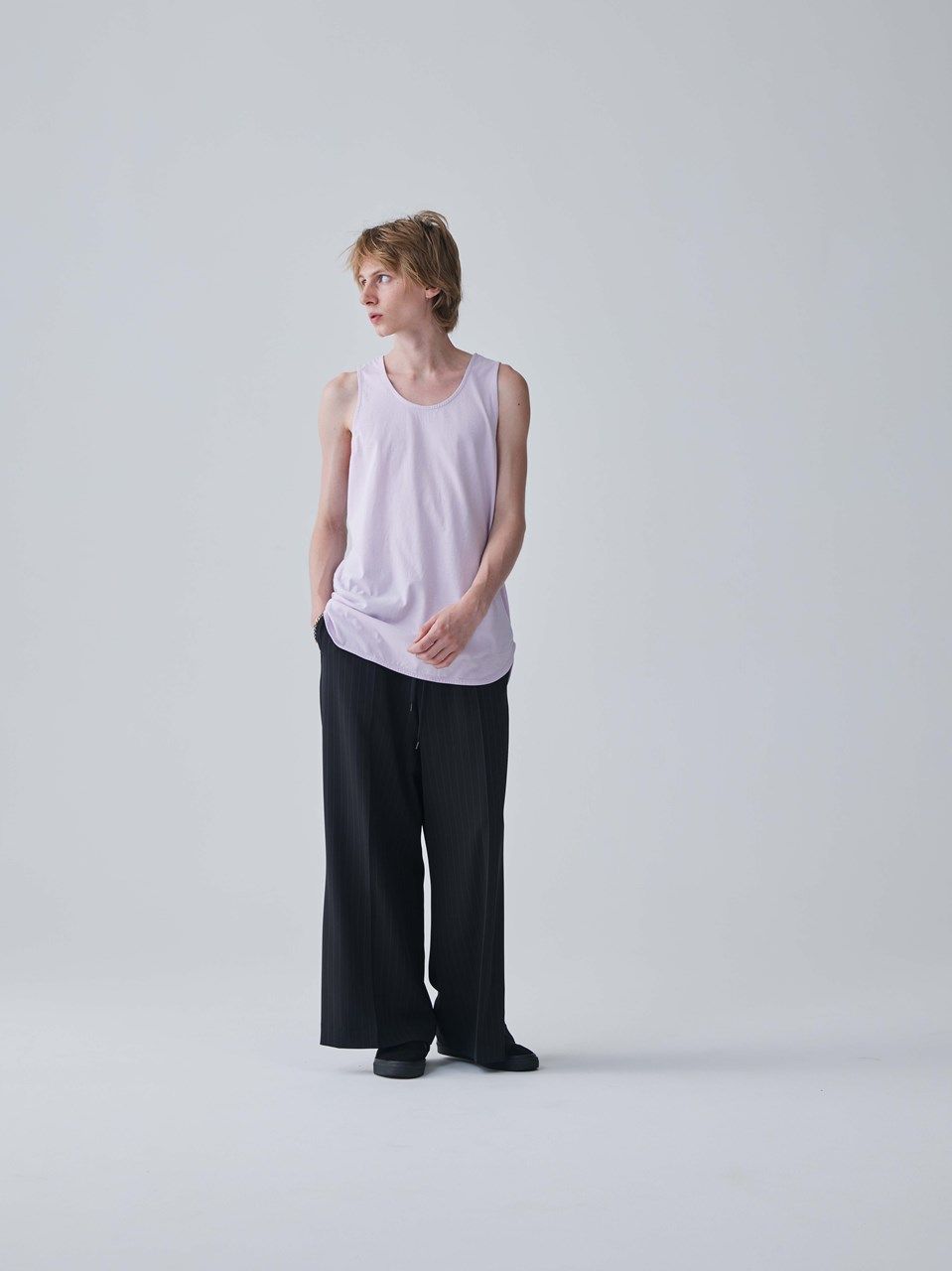 《予約品.先着限り》 LAYERED LONG T/T  / タンクトップ / ピンク 【Iroquois.イロコイ】 2024年3月中旬~入荷予定
