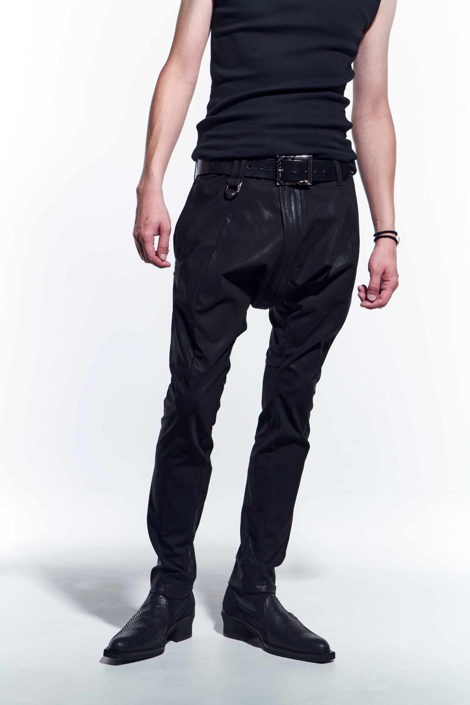 kiryuyrik - 《予約品》 SaruelCurveBondagePants スラックス HiTenssionJersey / Black 【 kiryuyrik】 3月入荷予定 | BRYAN