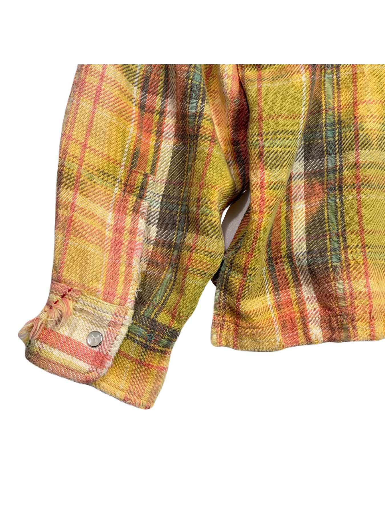 【予約品 8月23日(日) 締切】CO CHECK SHIRT/Peace / メタル / ベージュ
