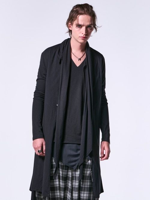 《予約品》 StoalCardigan / ストールカーディガン / ブラック