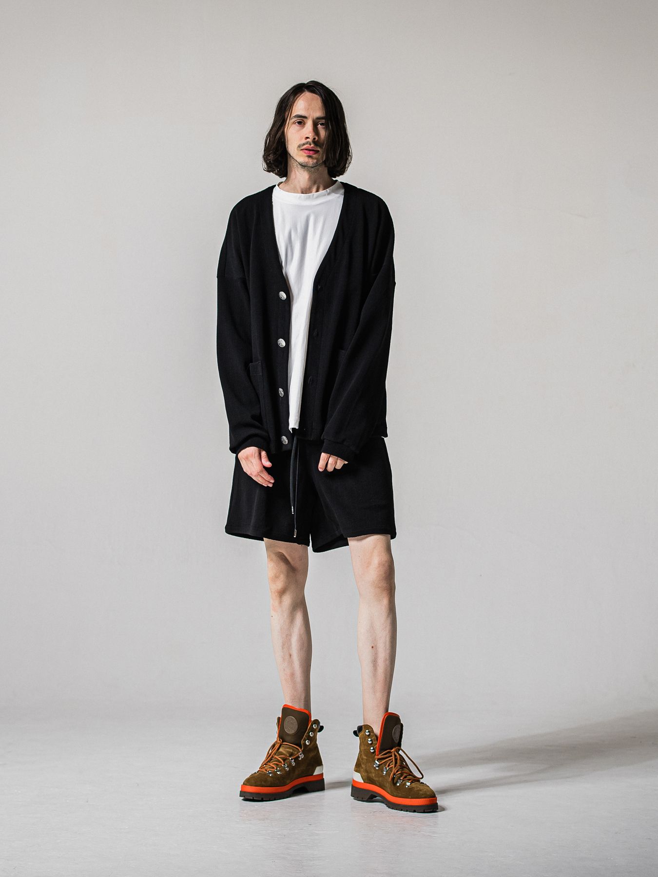 【予約品 11月16日(日) 締切】BLISTER KNIT C/D / ブリスターニットカーディガン  / ブラック