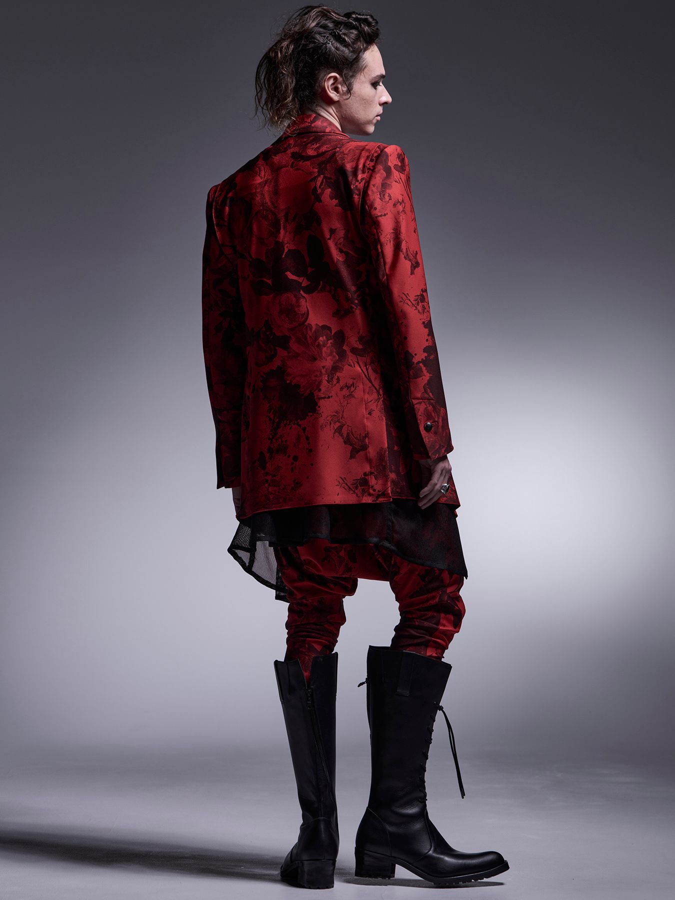【予約品 】Sarrouel Pants / サルエルパンツ / ブラック&レッド