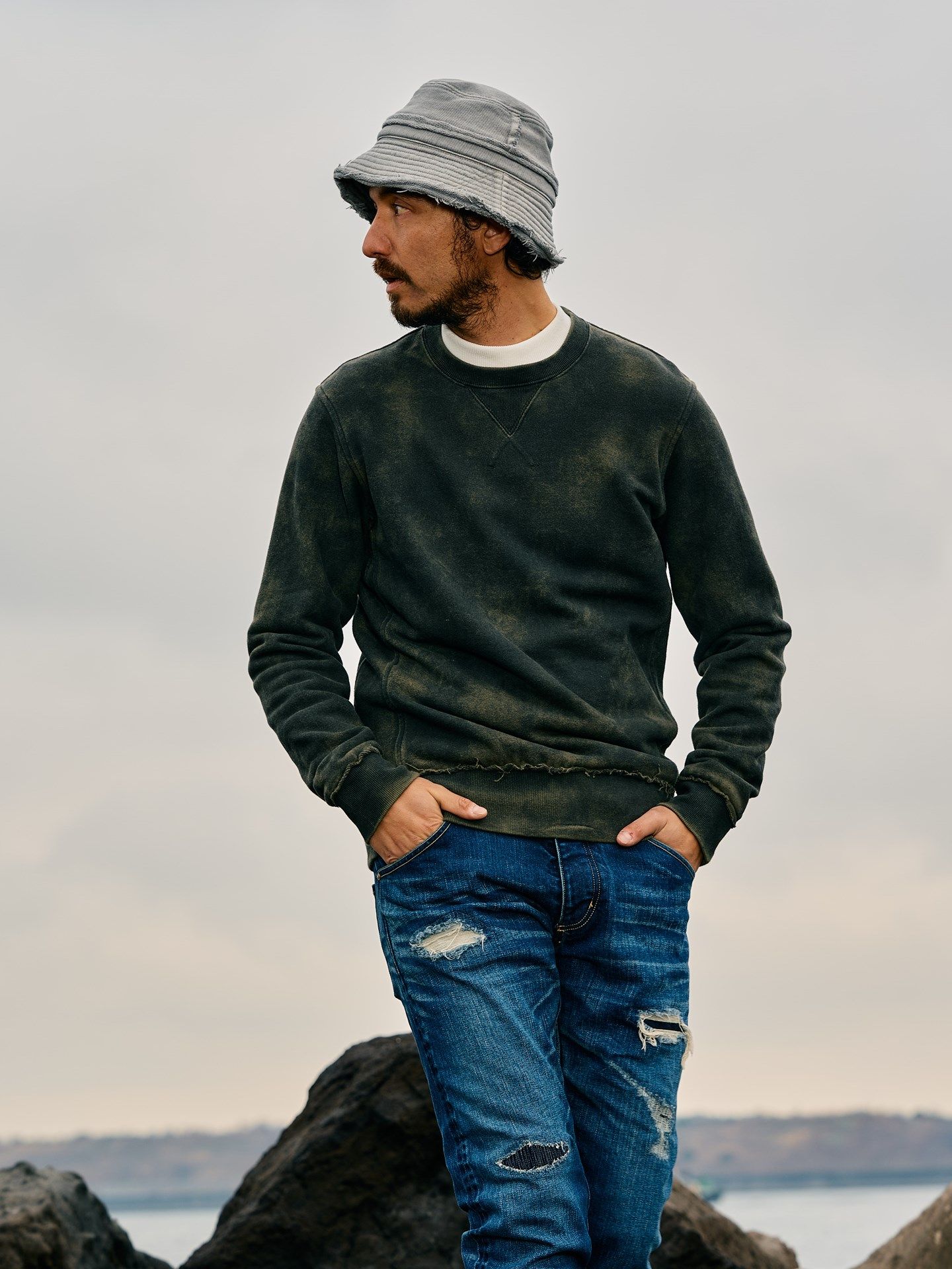 wjk - 【予約品】 jersey bucket hat / バケットハット