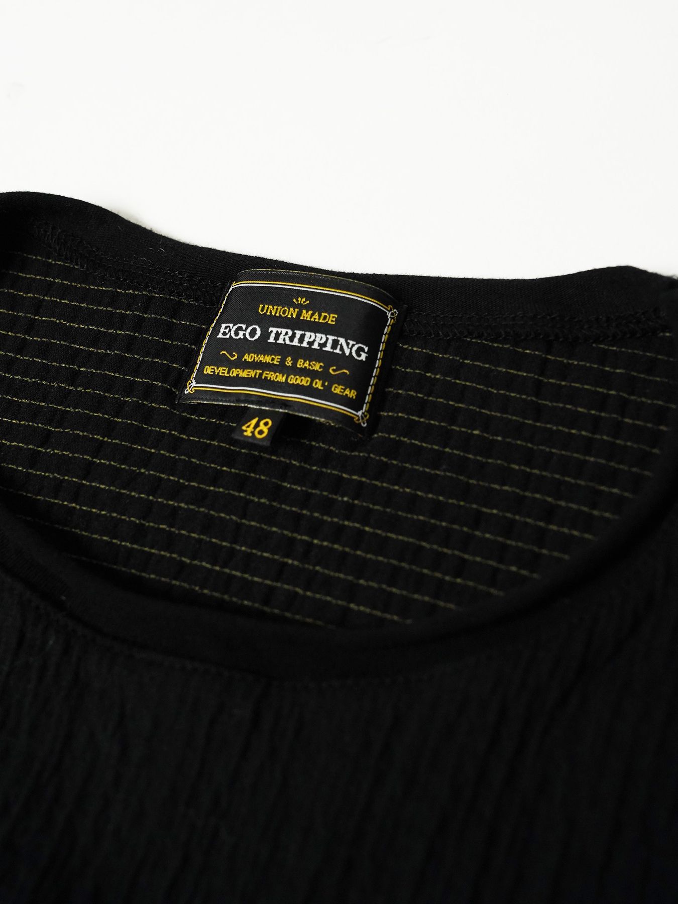 【予約品 7月5日(日) 締切】GRAIN TEE / グレイン ロングスリーブTシャツ / ブラック