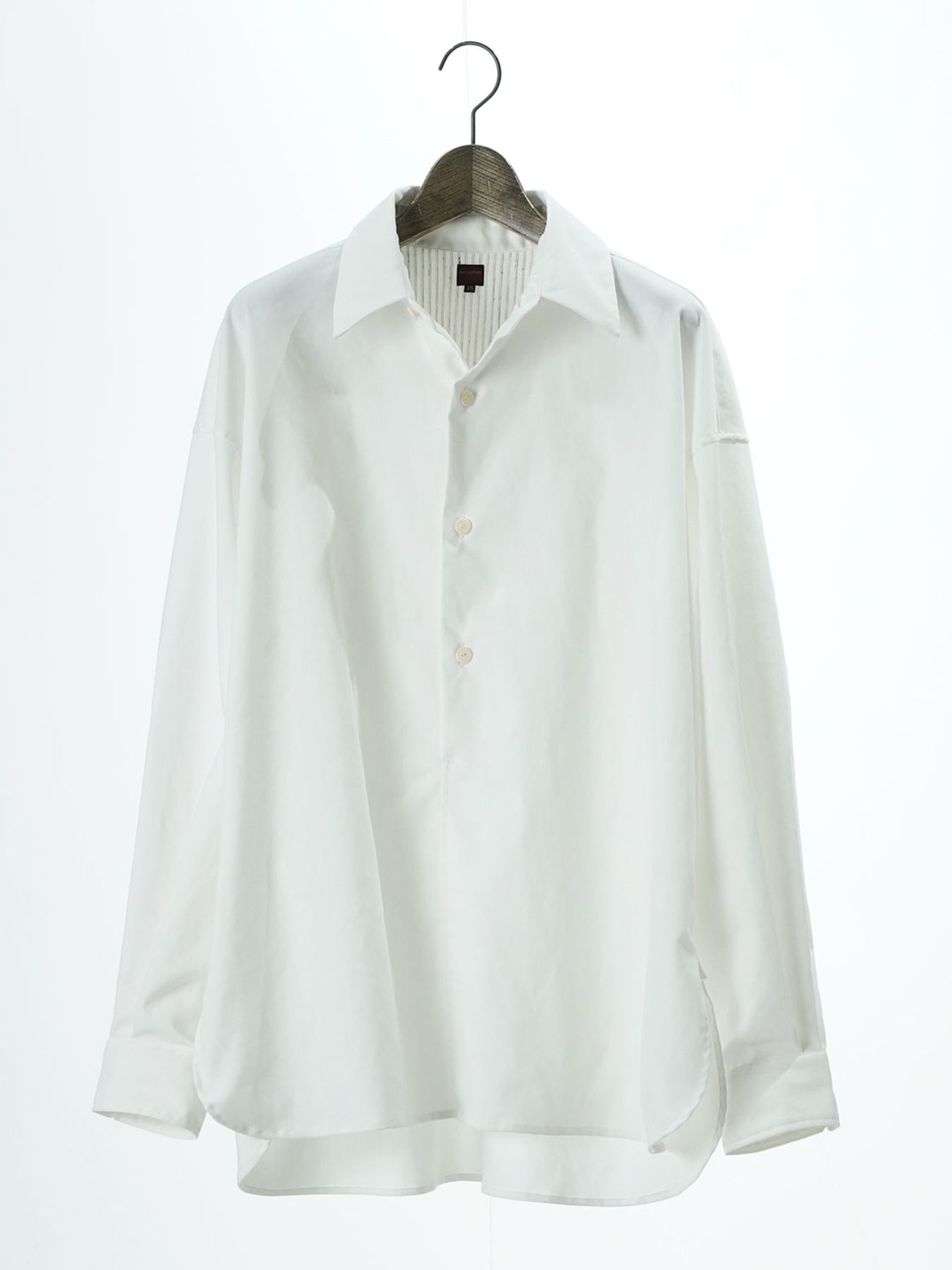 【予約品 11月23日(日) 締切】MINIMALPULLOVER / プルオーバーシャツ / WHITE