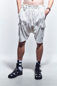 《予約品》 SaruelHalfPants サルエルパンツ PileJersey / White 【kiryuyrik】 5月入荷予定