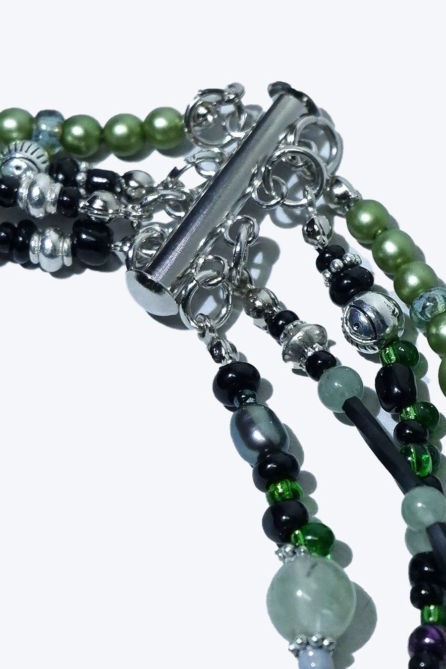 待宵 マツヨイ Necklace ネックレス / GREEN 【Ranunculus】
