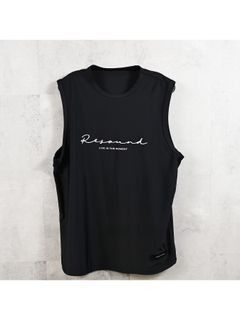 【予約品 】RASH OVER NO SLEEVE / ラッシュガード オーバーサイズノースリーブ / IDブラック
