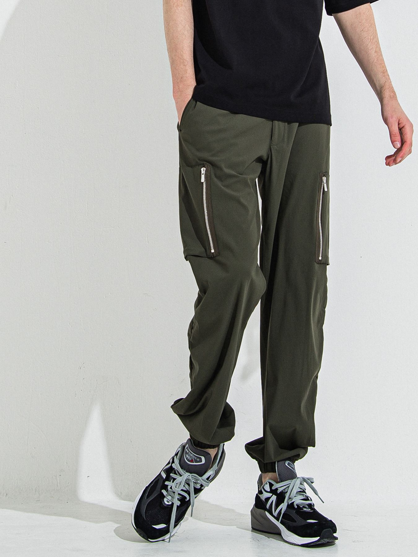 【予約品 】DAVID NYLON CARGO PANTS / デヴィッドナイロンカーゴパンツ / カーキ
