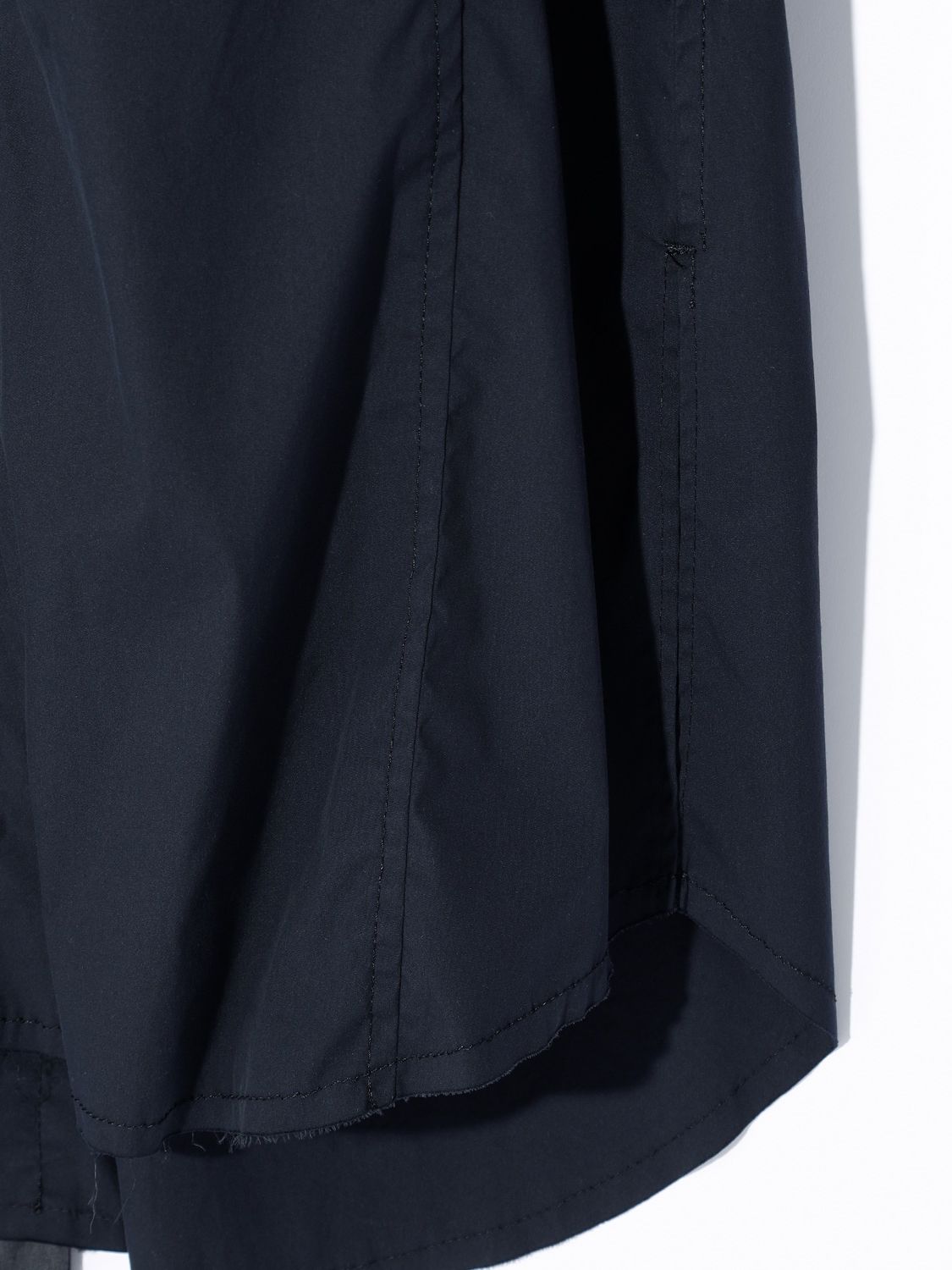 【予約品】 SWITCHBLADE x nude:masahiko maruyama INLAID CROSS LONG SHIRT / ロングシャツ / BLACK / 即納