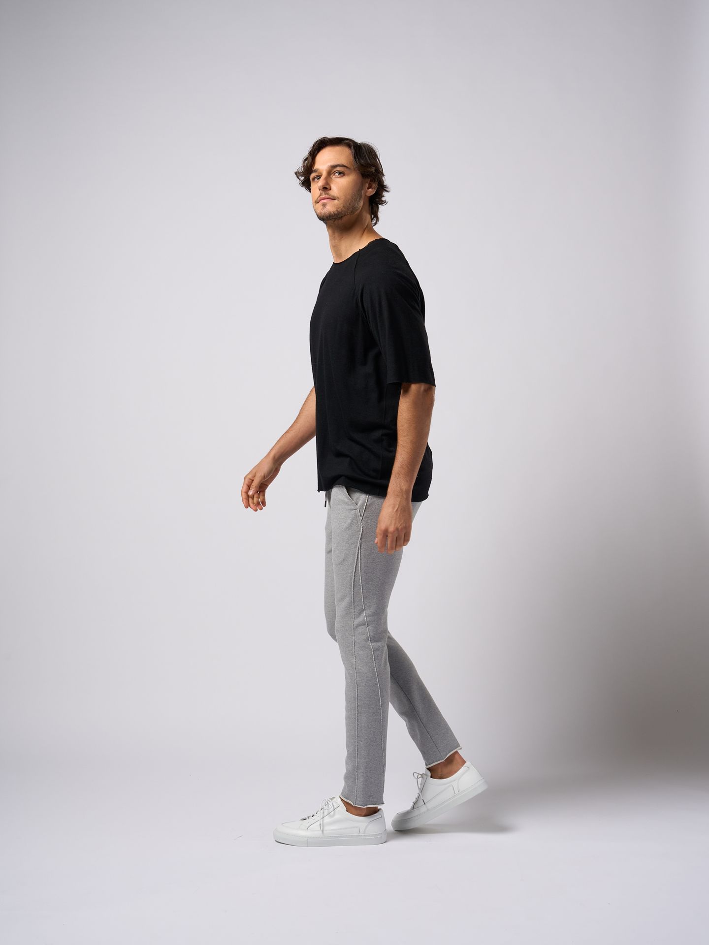 【予約品9月19日 10時締め】 jersey seam pants / イージーパンツ / グレー