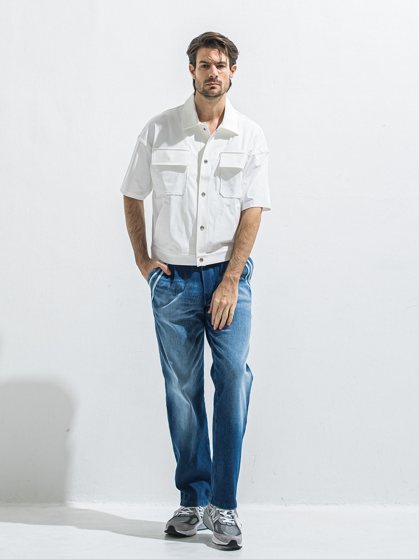 【予約品 2月15日(日) 18:00 締切】CPO HALE SHIRTS JK / CPOハーフスリーブジャケット / ホワイト