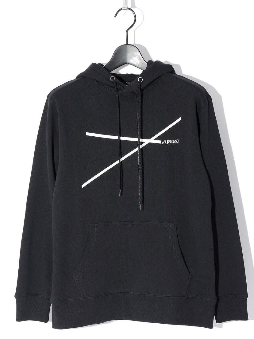 Heavyweight Pile Line Art LADY Hoodie / パーカー / ブラック 【ys Yuji SUGENO】