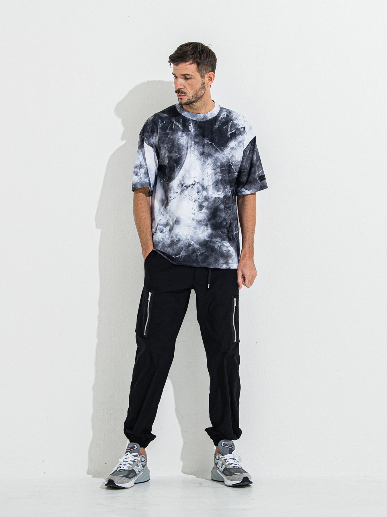 【予約品 】DAVID NYLON CARGO PANTS / デヴィッドナイロンカーゴパンツ / ブラック