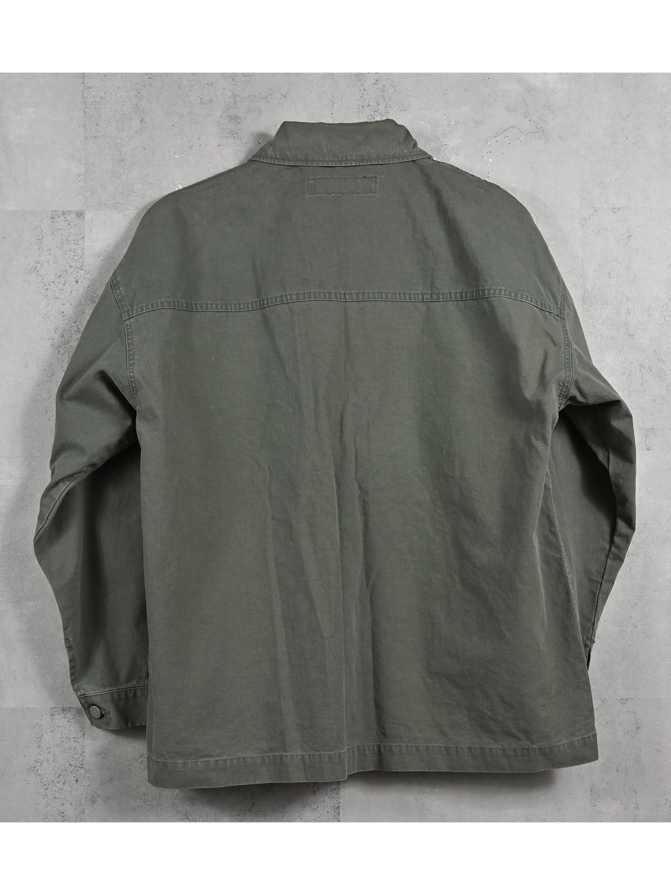 【予約品 11月16日(日) 締切】RC COVER ALL / ミリタリーキャンバス カーバーオールジャケット / ダークカーキ