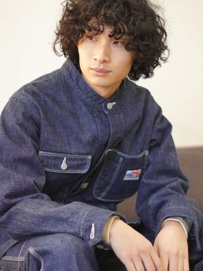 BROOKLYN OVERALL - 4パッチショートカバーオール / ブルー | BRYAN BROOKLYN OVERALL - 4パッチショートカバーオール / ブルー | BRYAN