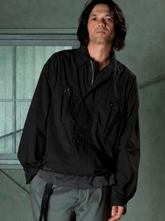 【予約品 11月9日(月) 締切】TRAILOVERSHIRT / トレイルオーバーシャツ / ブラック