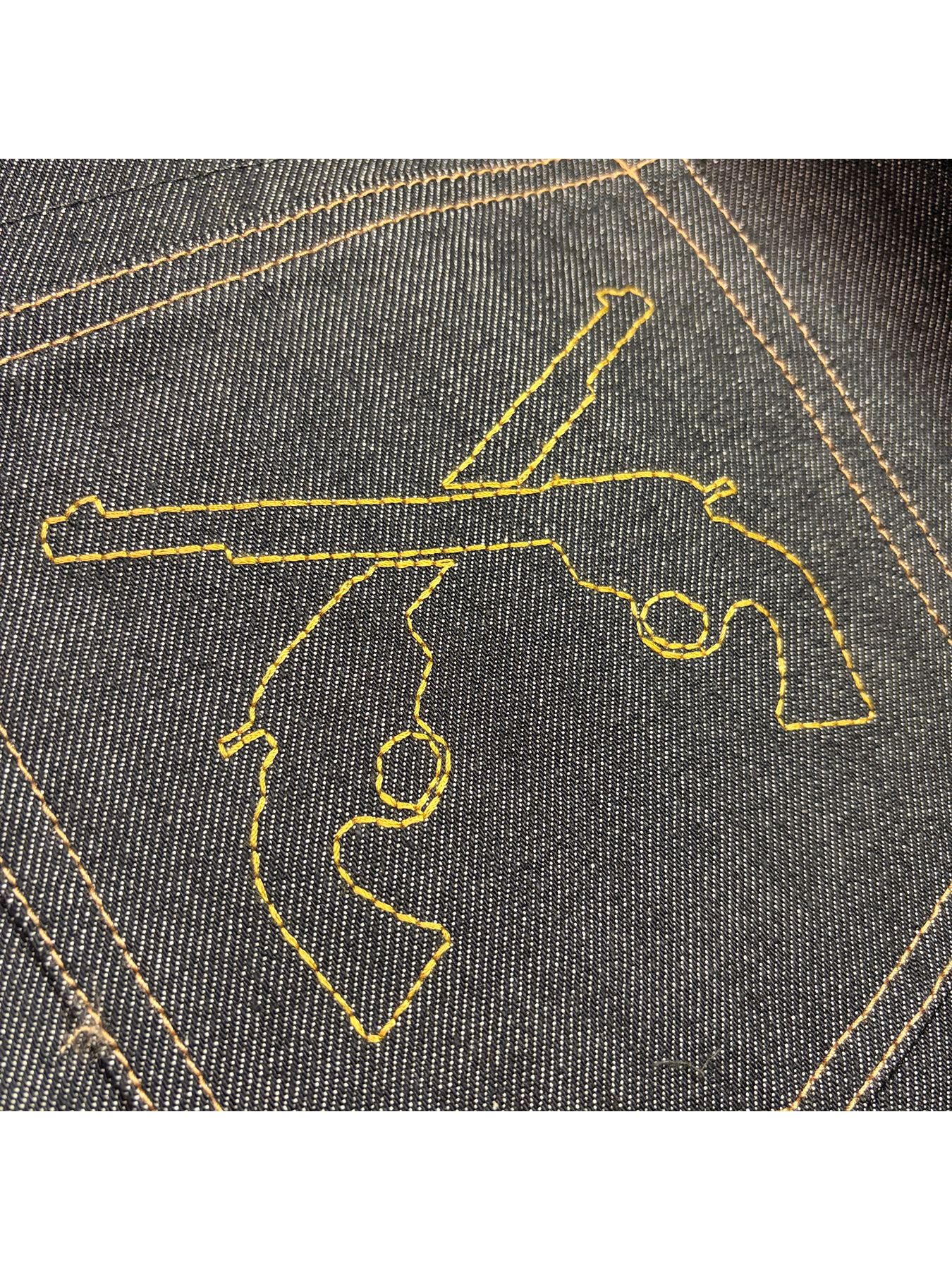 【予約品 3月9日(月) 18:00 締切】VIN/DEN/WIDE BASIC / ヴィンテージ ワイド デニム パンツ / ブラック