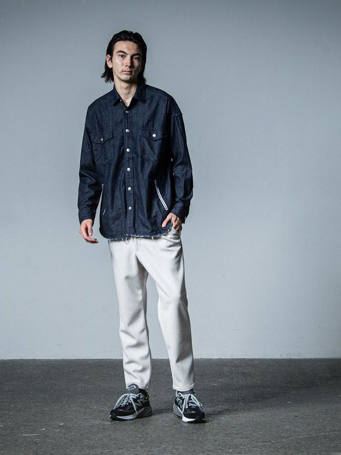 《予約品》 OVER DENIM shirts  / デニムシャツ / インディゴワンウォッシュ