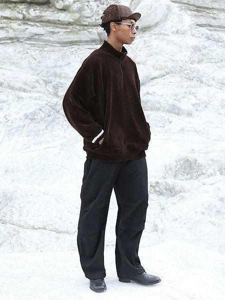 SEWEE PULLOVER / BOURDEAX-RED / QUOLT クオルト