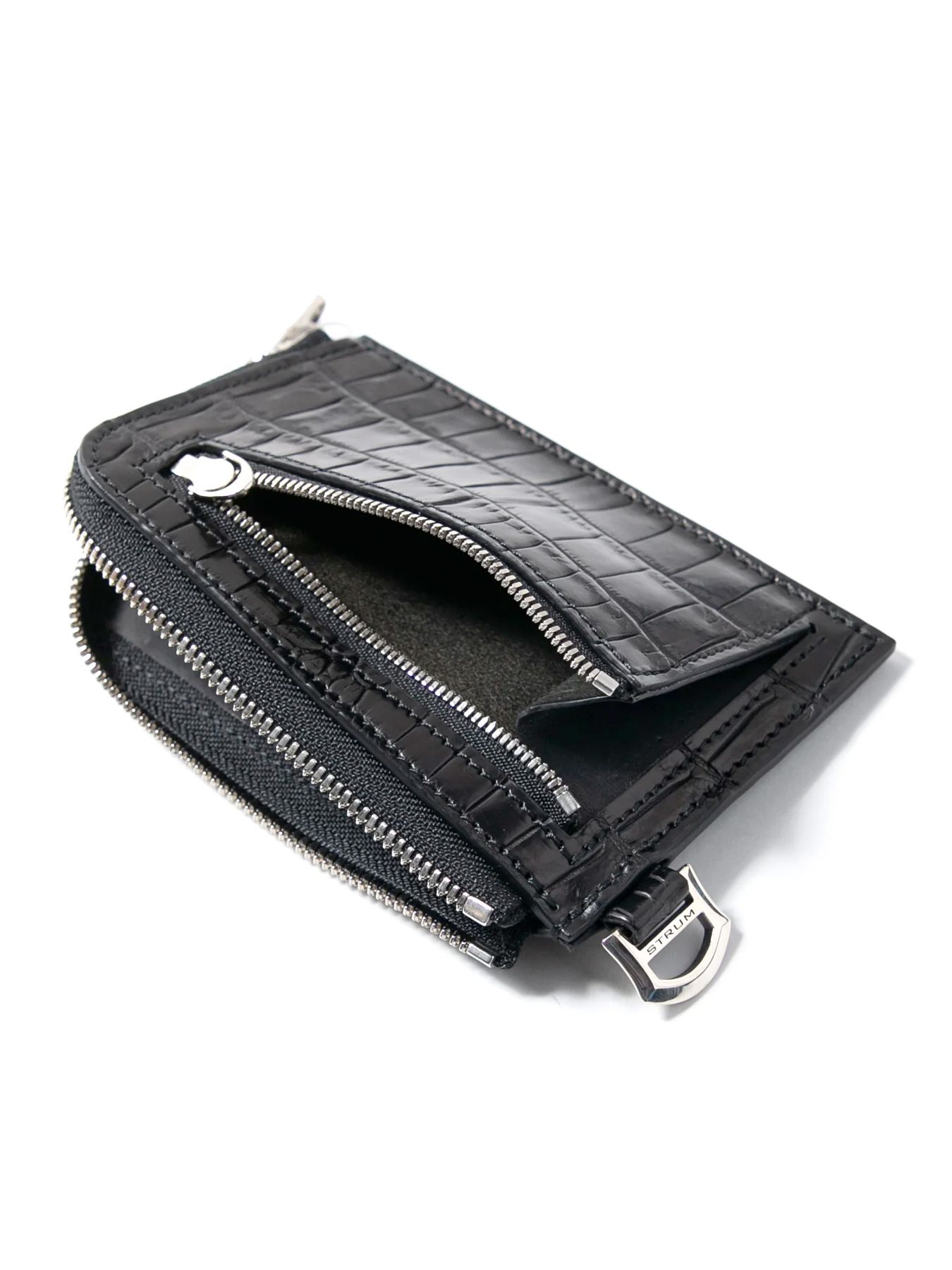 【予約品 10月12日(日) 締切】Nile Crocodile L Wallet / ナイルクロコ Lウォレット / ブラック