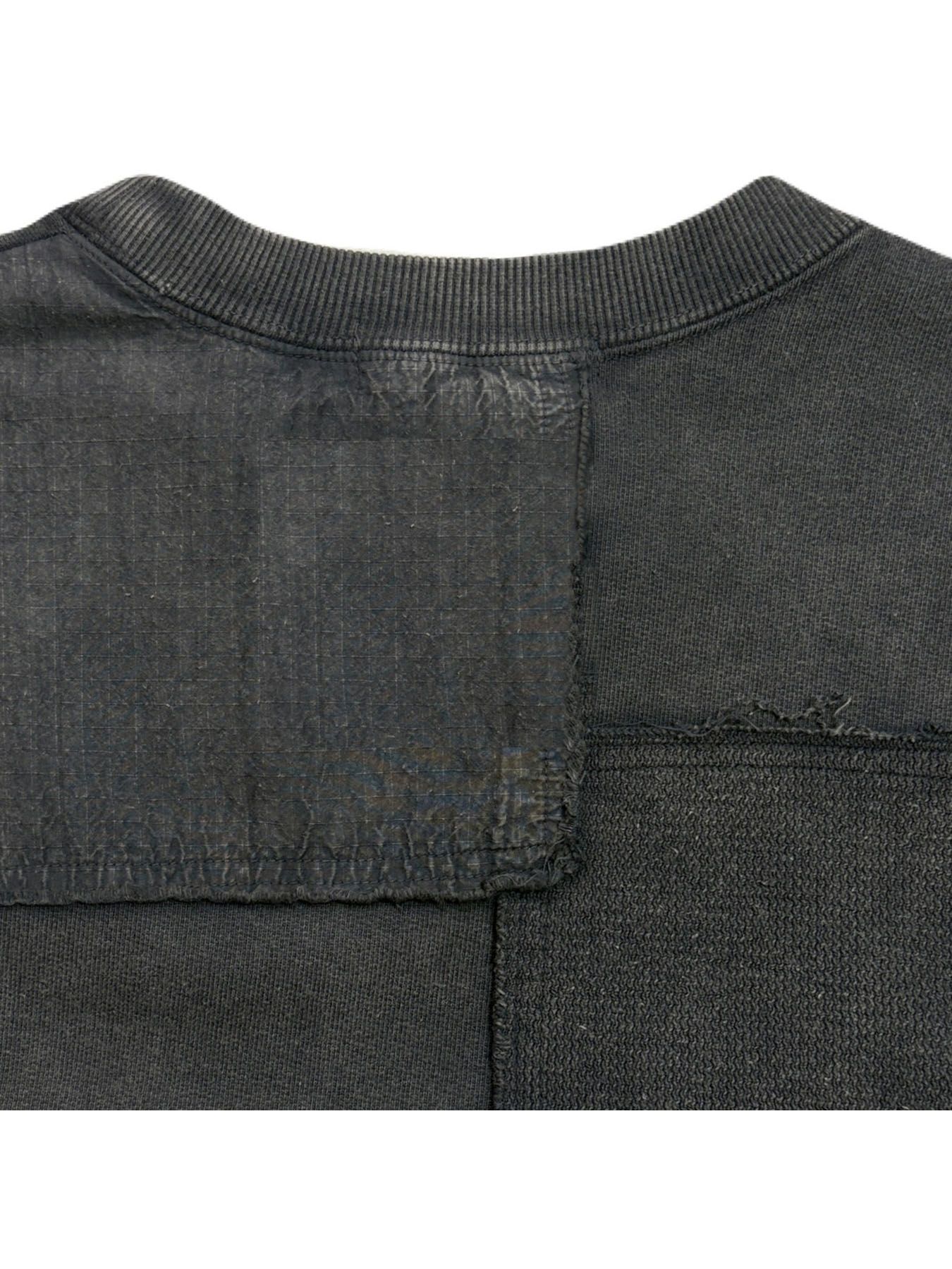 【予約品 3月9日(月) 18:00 締切】PATCHWORK SWEAT / パッチワーク スウェット / ブラック