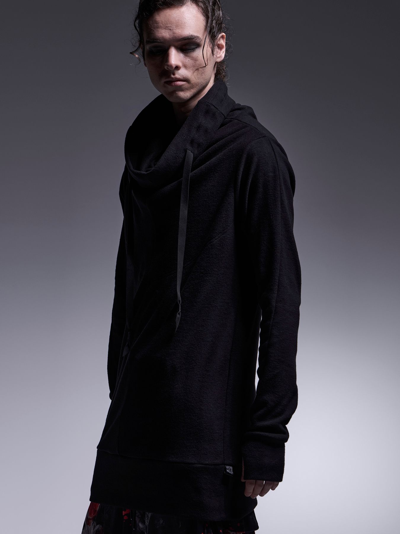 【予約品 7月13日(日) 締切】Loose High Nack / ヒートテックジャージー ルーズハイネック / ブラック