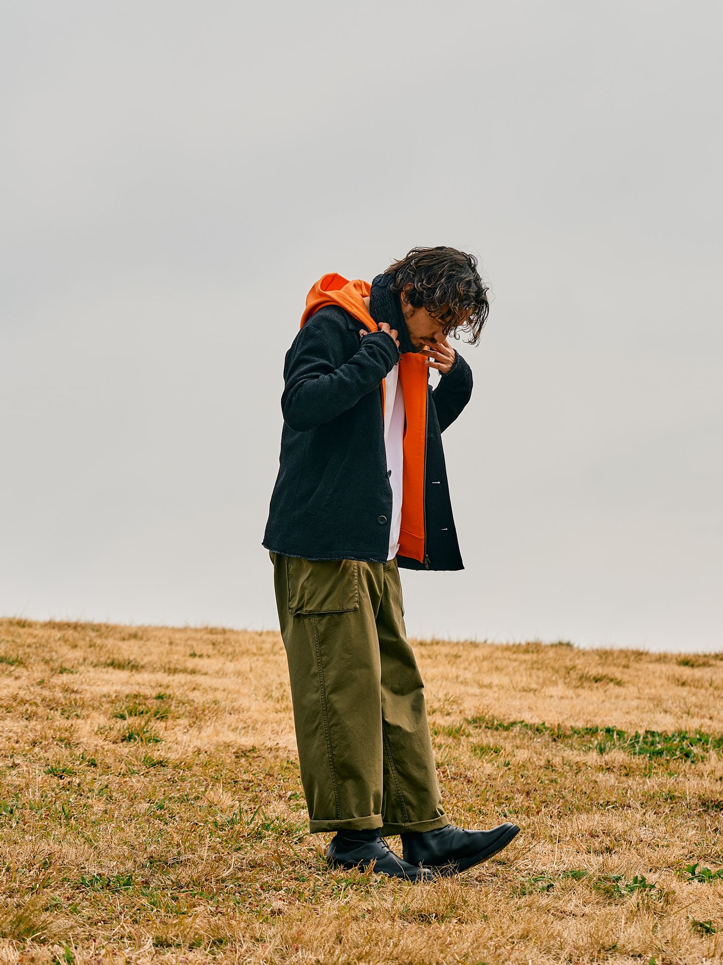 【予約品】 workers jacket / ブルゾン / ダークチャコール