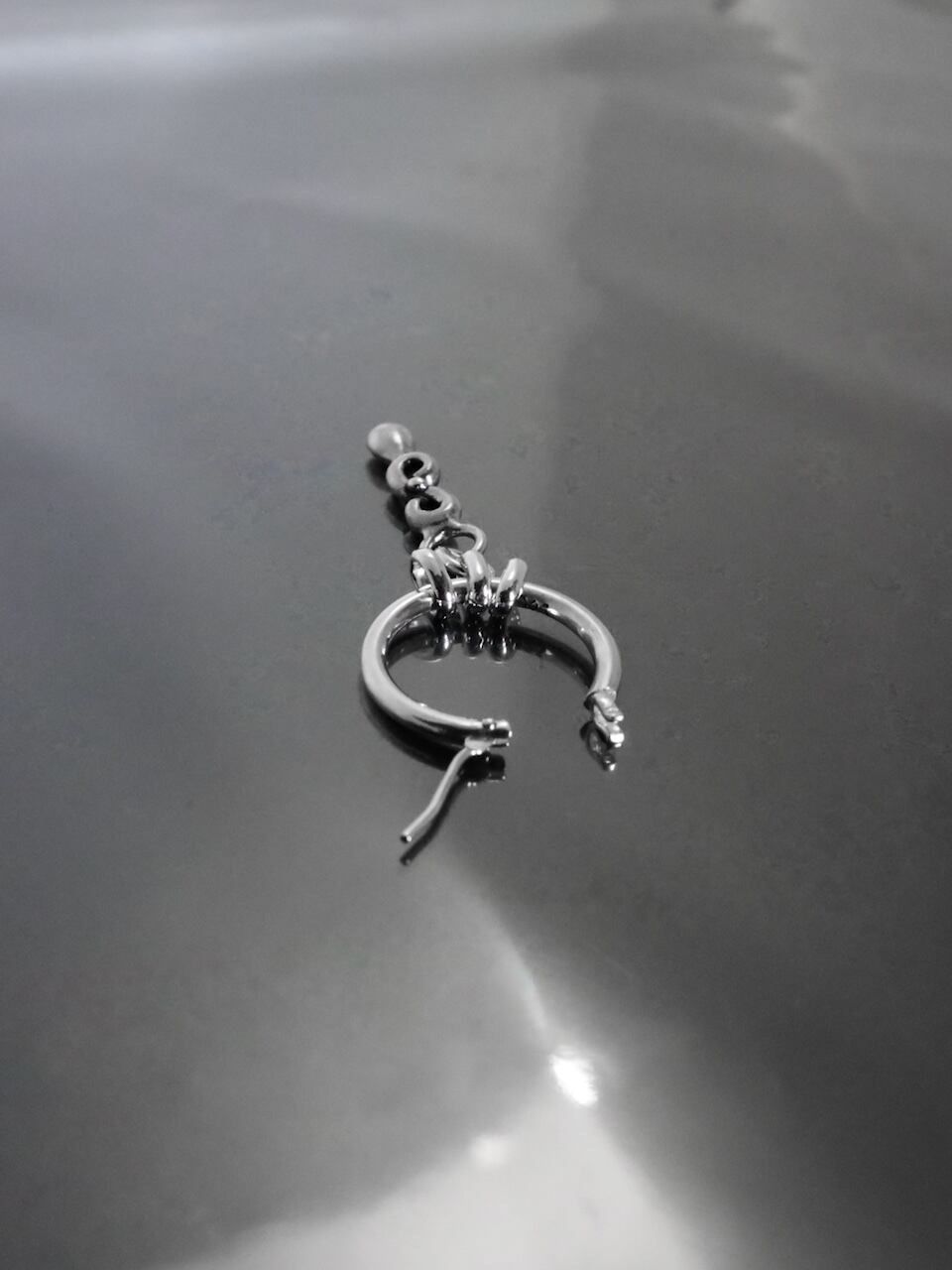 《受注生産》 THIN HOOP [LARGE] with OVAL and TEARDROP /シンフープ L ウィズ オーバル&ティアドロップ / 注文から2～3週間後入荷予定