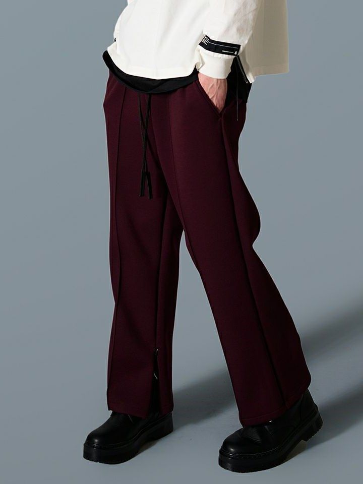 SENTER STITCH FLARE PANTS / フレアパンツ / ワイン