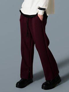 SENTER STITCH FLARE PANTS / フレアパンツ / ワイン