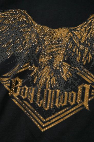 RHINESTONE BIG EAGLE T-SHIRTS/ ブラック 【BOY LONDON】