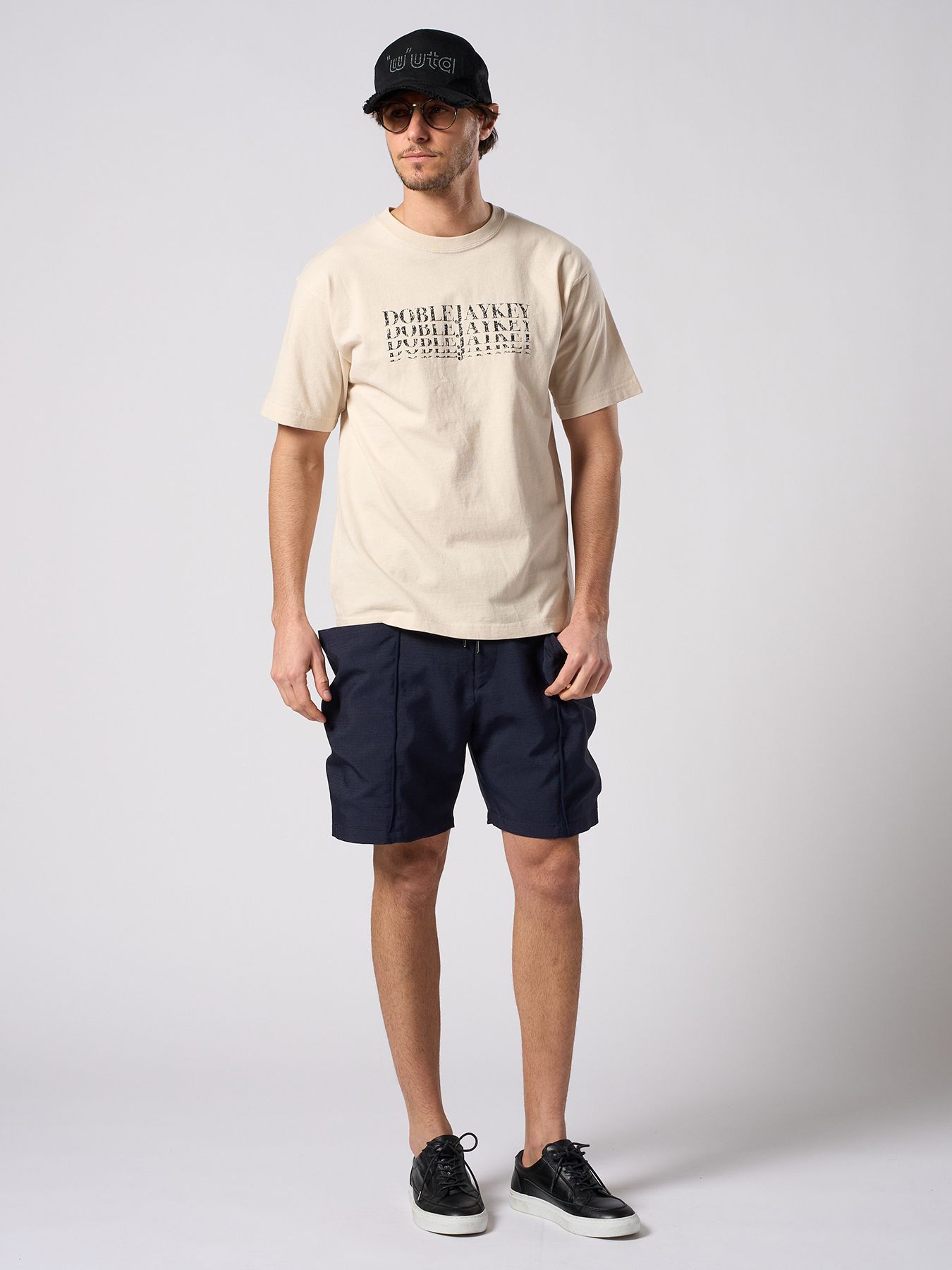 【予約品 1月25日(日) 締切】muta × wjk collection："w"uta cut-off mesh cap / "w"uta カットオフ メッシュキャップ / ディープブラック