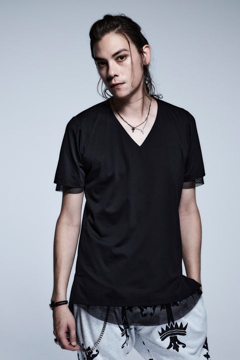 《予約品》 LayerdT-Shirts Mesh+Mesh / Black&Black 【kiryuyrik】 3月入荷予定