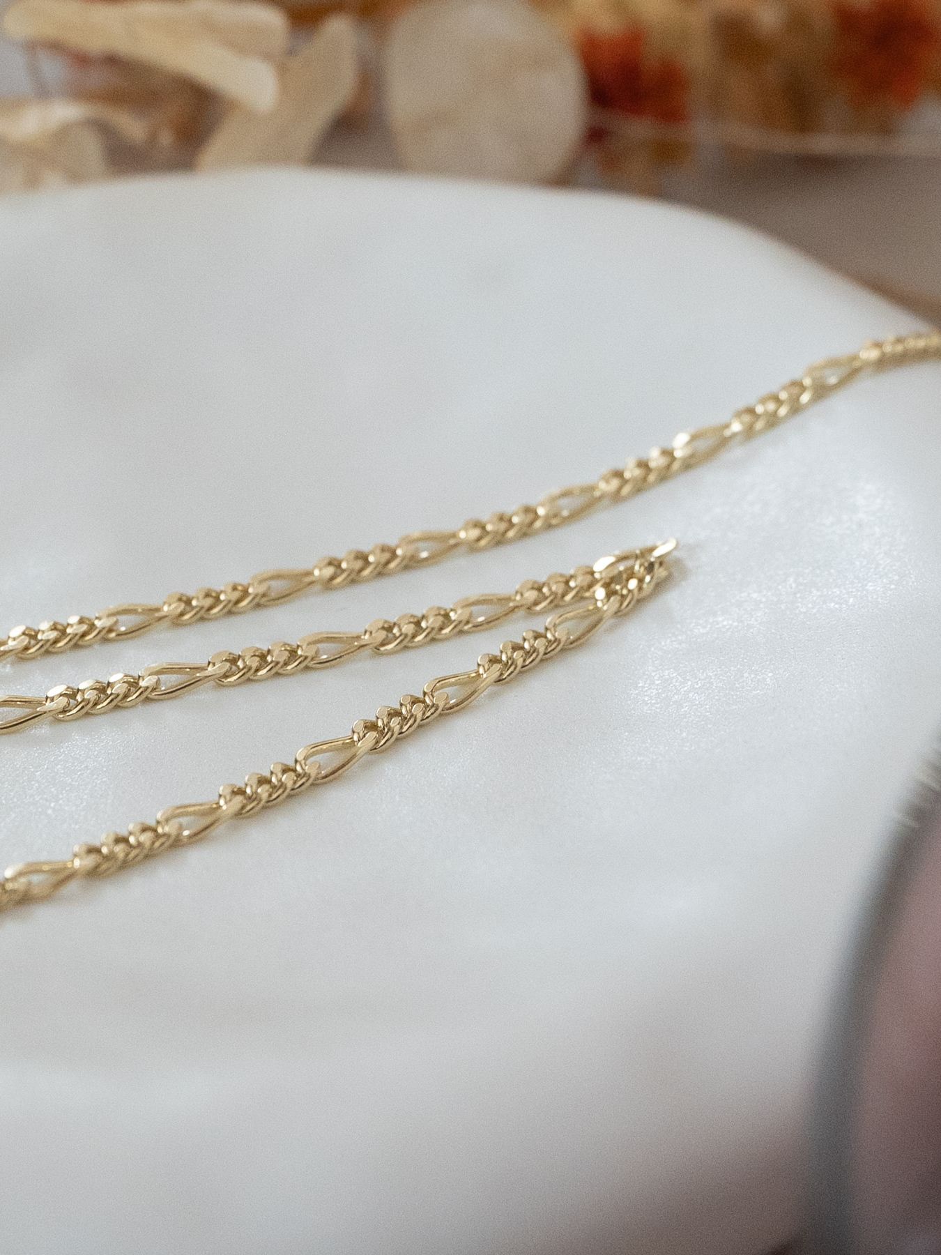 《予約品》 THICK CUT FIGARO / チェーン / ゴールド 【Iroquois.SENTI】