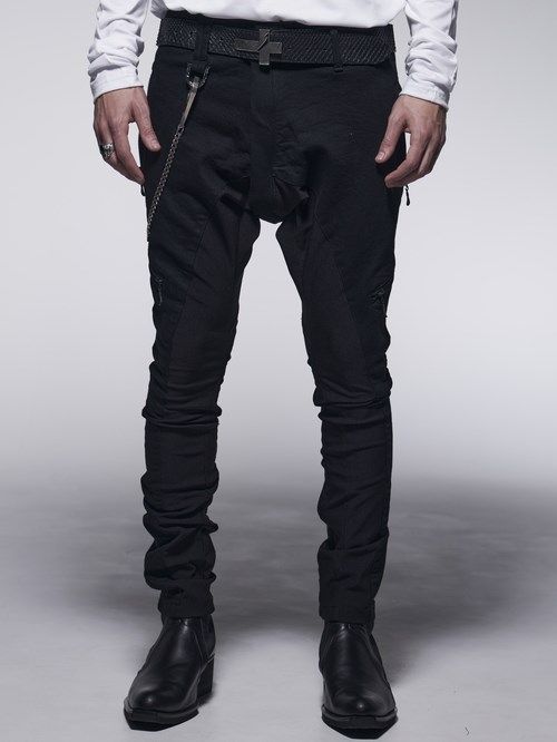 《予約品》 ZippSaruelPants / ジップサルエルパンツ / ブラック＆ブラック 【kiryuyrik】 11月以降入荷予定