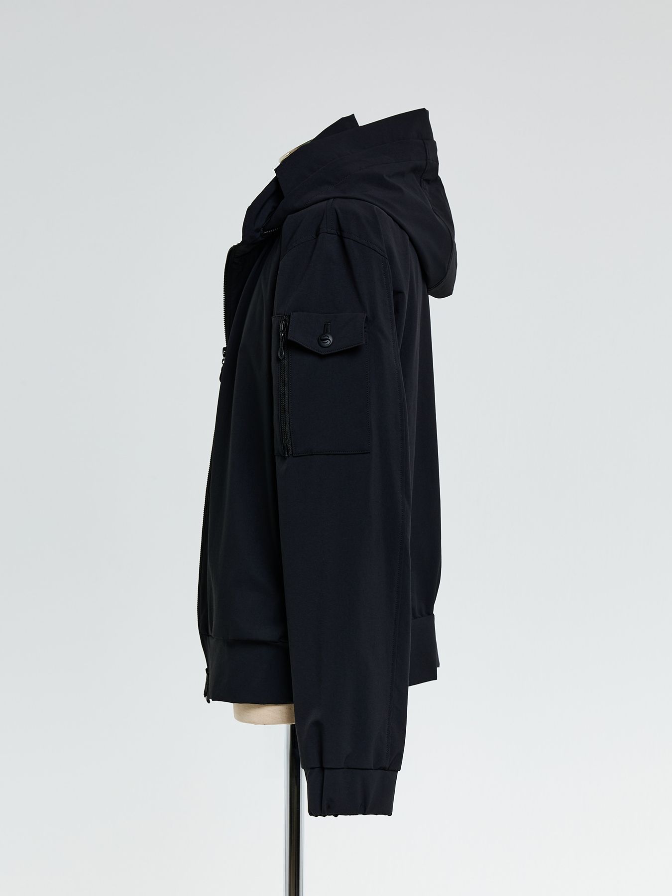 【予約品 10月26日(日) 締切】Stand Collar Blouson / スタンドカラーブルゾン / ブラック