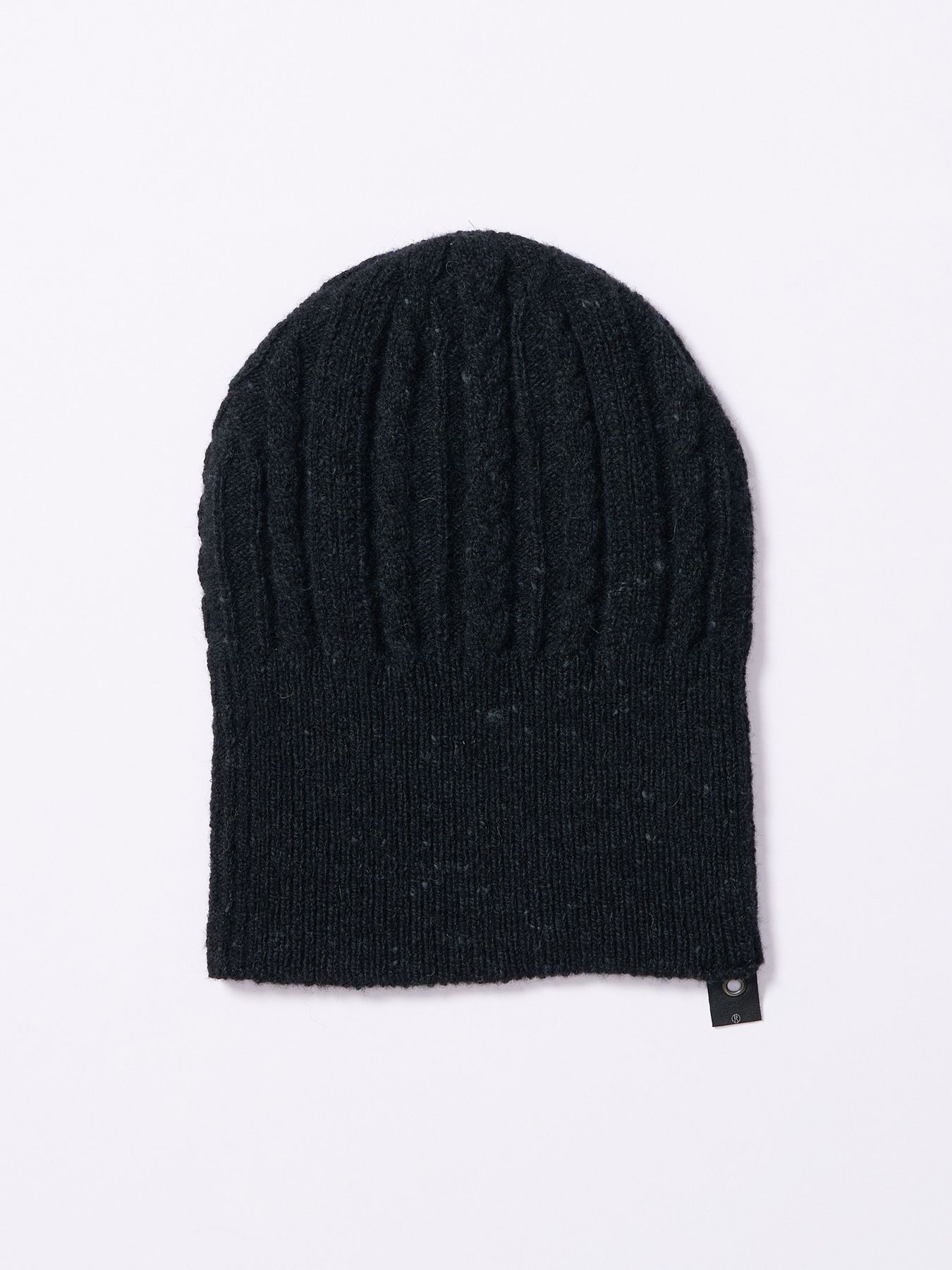 【予約品 4月19日(日) 18時締切】lomond×powder multi kint cap / ウール ニットキャップ / ブラック