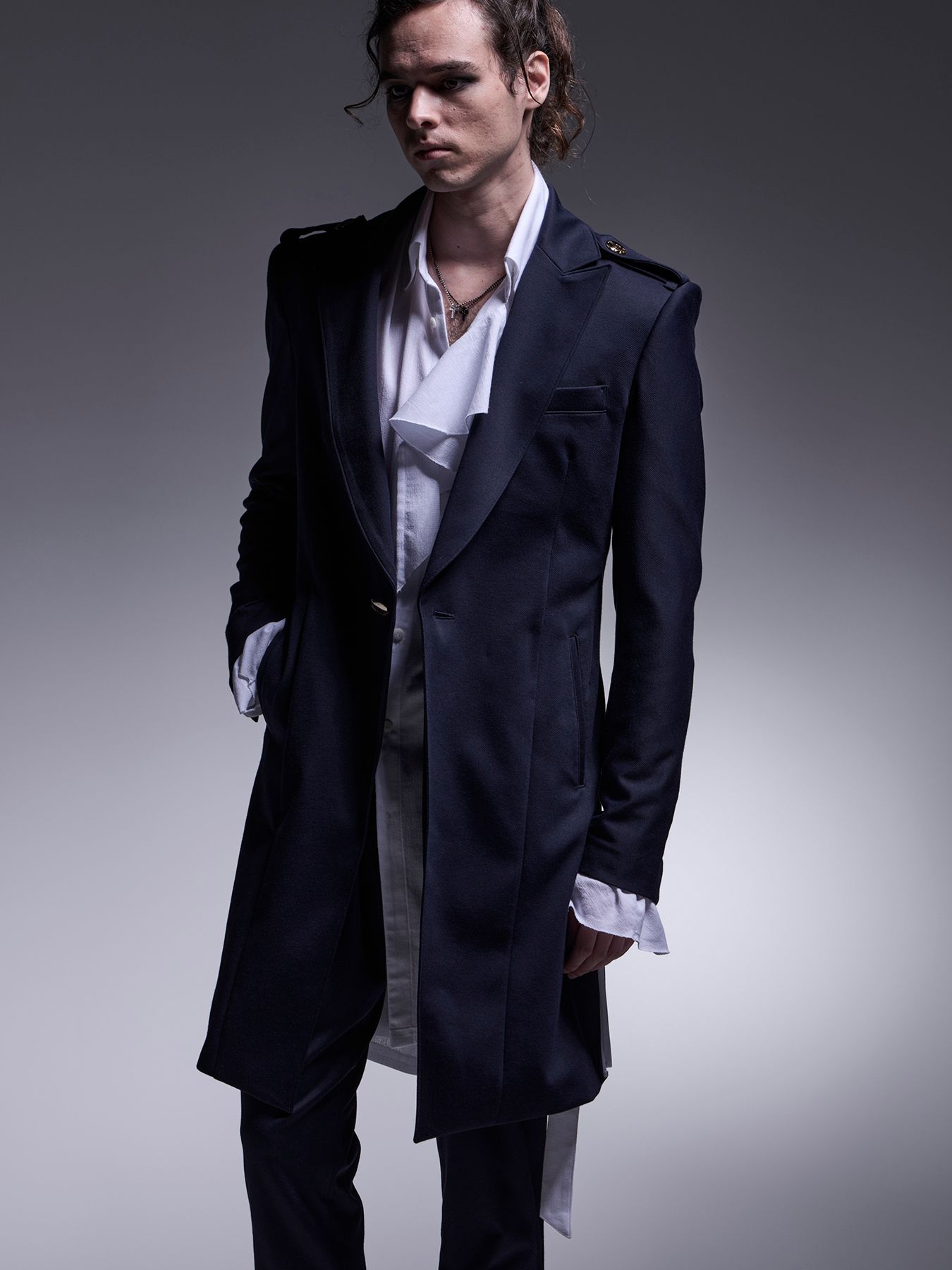 【予約品 】Shirring Frill Shirt / シャーリングフリルシャツ / ホワイト